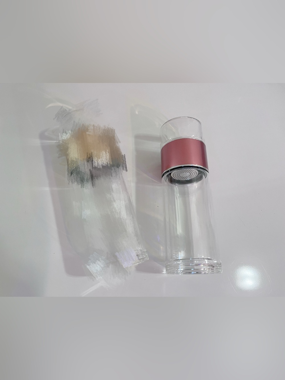 3-In-1 Tea Tumbler with Infuser (Pink, 350ml)